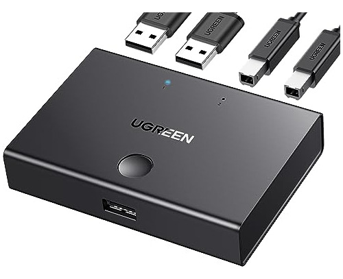 Ugreen. Conmutador Para Uso Compartido Usb 2.0