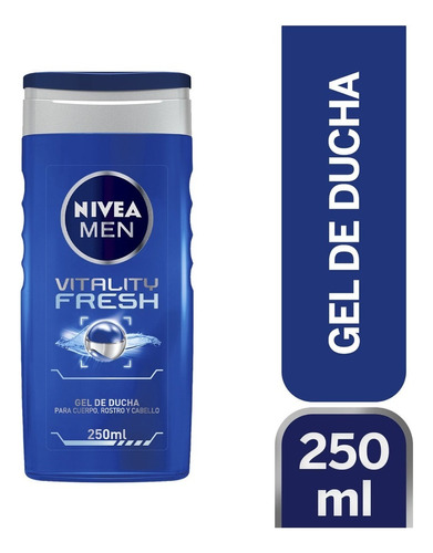 Gel De Ducha Nivea Men Vitality Fresh 250ml