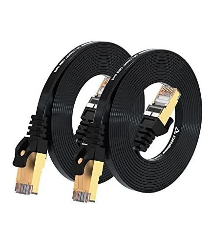 Cable Blindado Cat 7 Para Conexión De Ethernet (cable De La