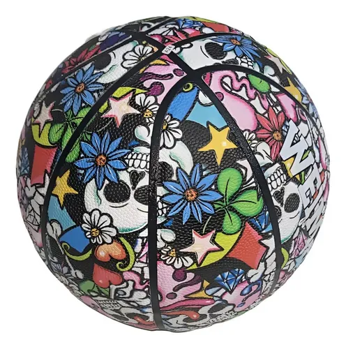 Pelota Basket Basketball Con Diseño Grafiti Entrenamiento