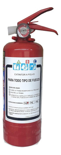 Extinguidor Bomberito En Polvo 1kg