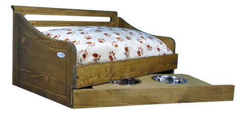 Iconic Pet Sassy Paws - Cama Multiusos De Madera Para Masco.