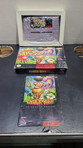 Chuck Rock Super Nintendo Snes Original Impecable