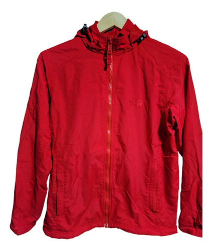 The North Face Campera Impermeable Roja De Mujer