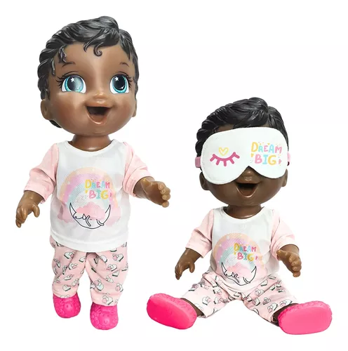 Kit Roupa De Boneca Para Baby Alive - Pijama Ovelhinha Rosa