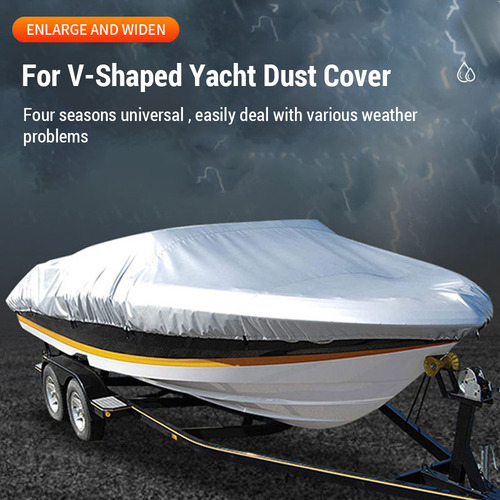 Funda Para Barco En Forma De V De 11 A 22 Pies, Duradera Y