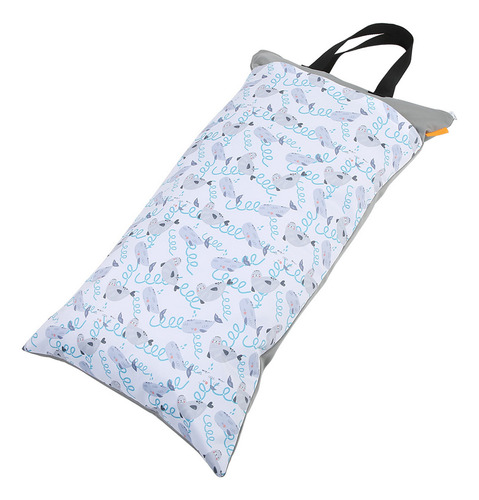 Bolsa De Pañales Impermeable De Tela Para Bebés, Grande, Par