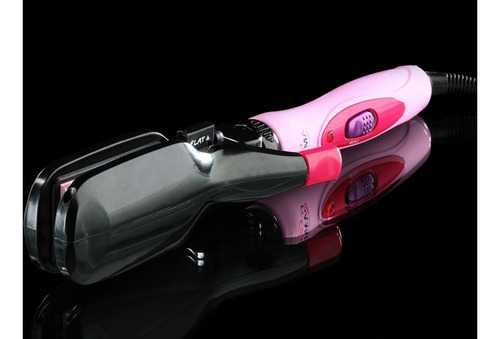Imagen 6 de 10 de Planchita de pelo GA.MA Italy Multistyler Too Chic rosa y negra 110V/240V