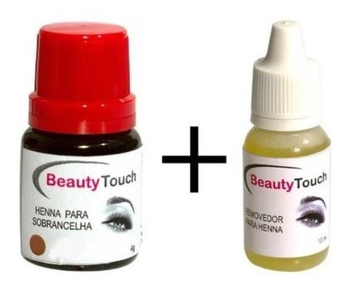 Henna Beauty Touch Perfilado Cejas Brasil + Removedor Henna 