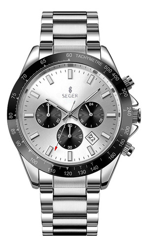 Reloj Hombre Seger 9259 Original Eeuu Elegante Sport Acero