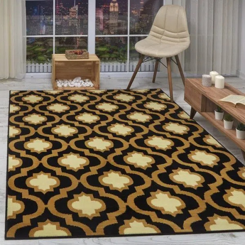 Alfombra Kashan King 244x305 Cm Negro Oferta (Reacondicionado)