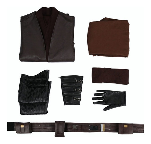 Star Wars Anakin Skywalker Marrón Cosplay Disfraz Hombre
