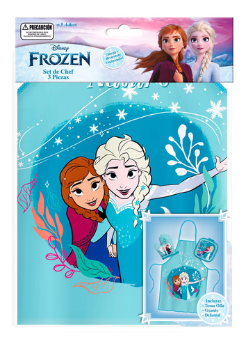 Set De Chef 3 Piezas Frozen Disney Pronobel