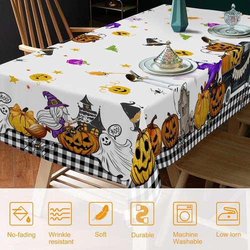 Mantel De Halloween, Mantel Rectangular De Halloween De 60 X
