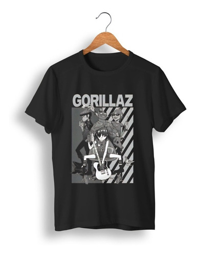 Remera: Gorillaz Musica Rock Memoestampados