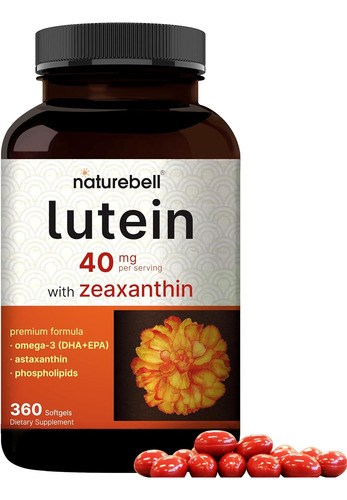 Vitamina Para La Vista Luteina 40mg Y Zeaxantina 360 Caps