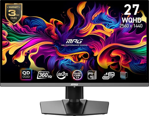 Msi Mpg 271qrx Qd-oled, 27 Oled Gaming Monitor, 2560 X 14...