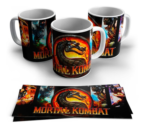 Taza Mortal Kombat De Plástico