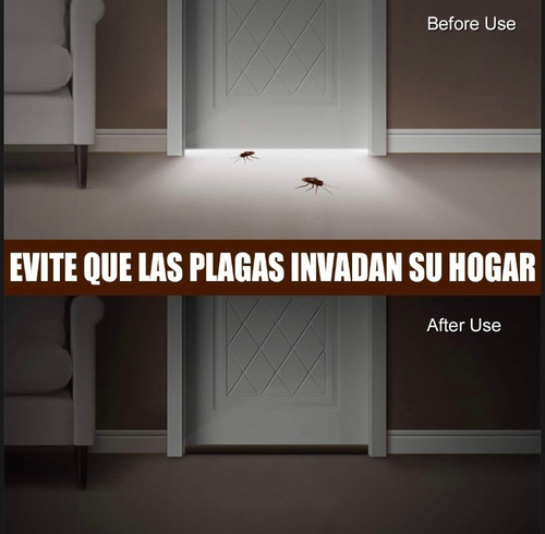 Guarda Polvo Para Puertas Sin Necesidad De Tornillos