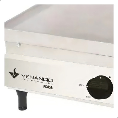 Plato para sándwich Venâncio PG45a, 45 cm, con prensa de gas