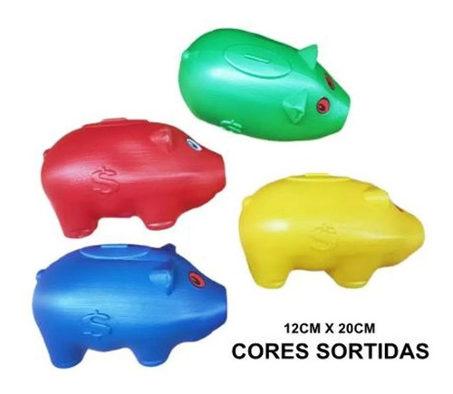 Porquinho Cofre Para Guardar Moedas E Cédulas 2 Unidades
