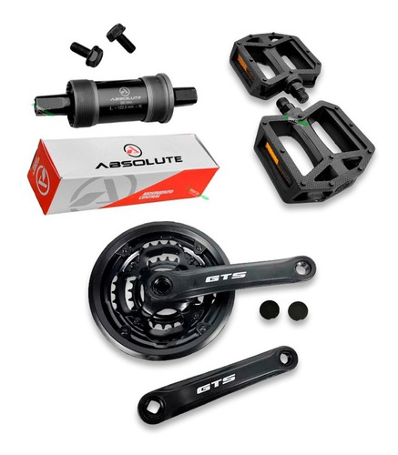 Kit Peças Bicicleta Bike Aro 26/29 Pedivela Pedal Movimento