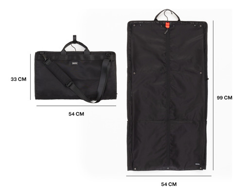 Mappa, Porta Trajes Para Hombre, Funda De Traje Para Viaje Negro