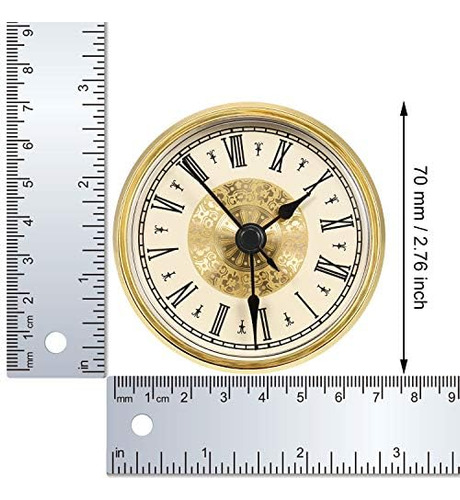 Hicarer 2.8 70 Mm Inserção De Relógio Numeral Romano Com Ac