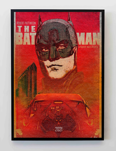 Cuadro 33x48cm Poster Batman Robert Pattinson Mat Reeves