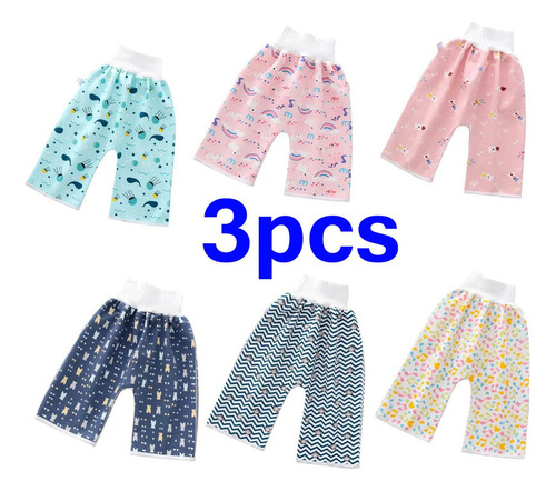Pantalones Cortos Impermeables Absorbentes For Niños 3