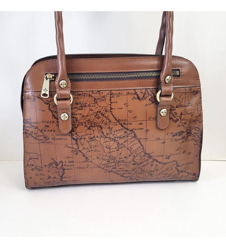 Patricia Nash Calvi Satchel Signature Map Bolso De Hombro Me