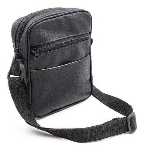Imagen 3 de 6 de Bandolera Morral De Cuero Sintético Bourbon Store
