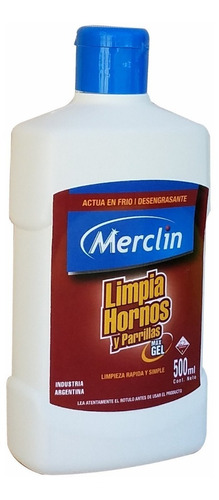 Limpia Hornos Y Parrillas Gel Merclin 500ml - Fc