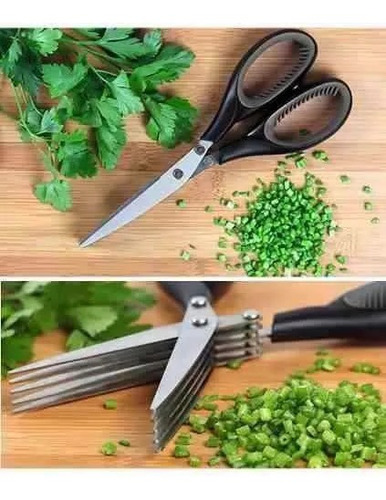 Imagem 6 de 6 de Tesoura Para Temperos De 5 Lâminas Mor 8540
