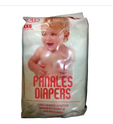 Pañales Desechables Talla Xxg Koles Bebes Bulto 10 Paquetes