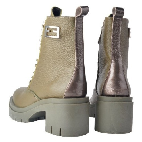 Imagen 8 de 10 de Borcegos De Cuero Con Cordones De Mujer - Broth - Ferraro