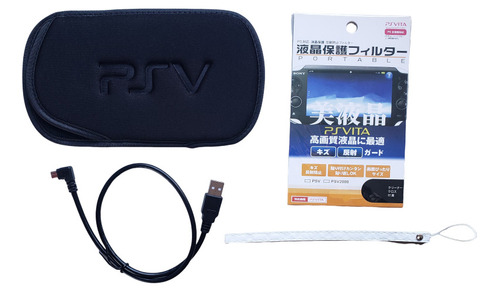 Accesorio Compatible Ps Vita Slim Estuche Protector Cargador