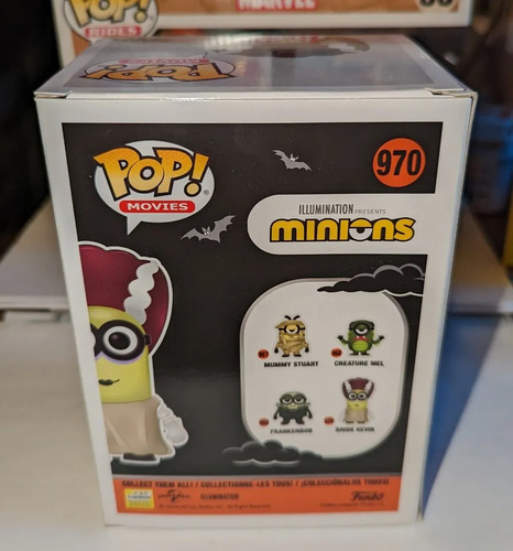 Funko Pop!! Minions Bride Kevin!! Glow!! Brilla Uv Exclusivo (Usado)