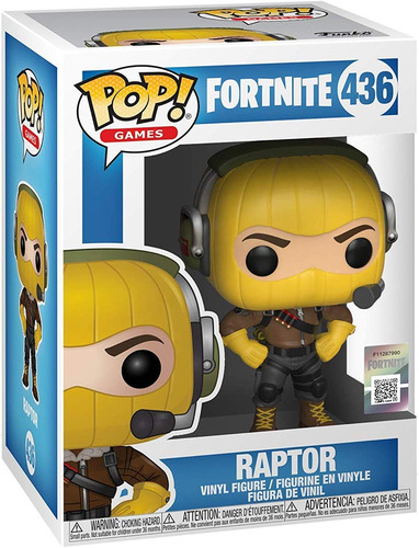 Muñeco Funko Pop Raptor Fortnite Coleccion Personaje Rdf1