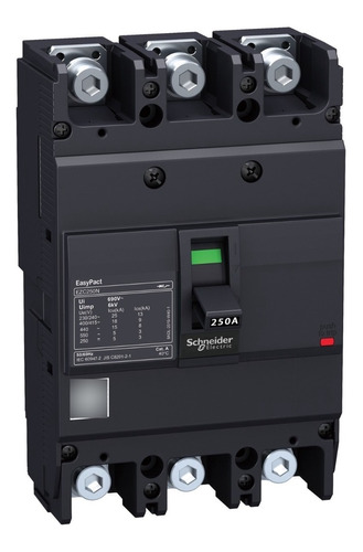 Interruptor Compacto Ezc 160a 36ka 3p/3d