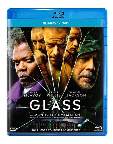 Glass Samuel Jackson Bruce Willis Pelicula Blu-ray + Dvd