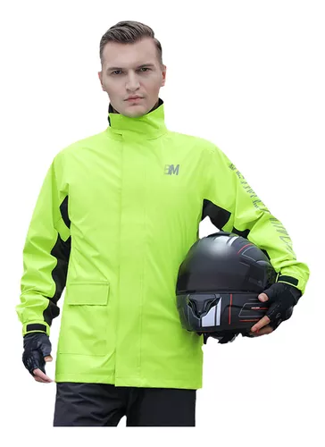 Chubasquero de motocicleta para hombre y mujer, traje de lluvia para Moto,  abrigo, chaqueta, pantalones, conjunto de motociclista, impermeable