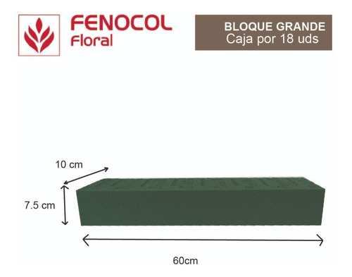 Espuma Floral Bloque De Diseñador - Jardineras