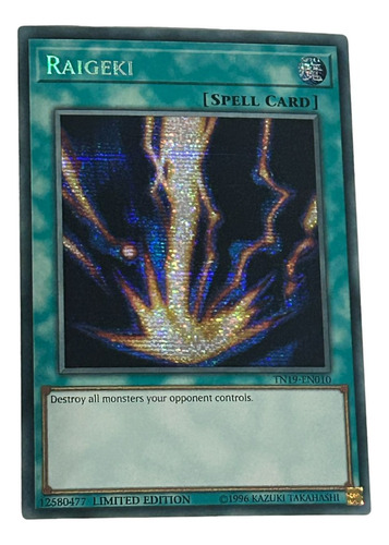 Yu-gi-oh! Raigeki Tn19 Secret Parallel