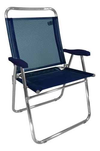 Cadeira King Zaka,até 140kg Azul Marinho - Kng300 Cor Azul-marinho