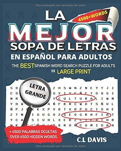 Libro : La Mejor Sopa De Letras En Español Letra Grande...