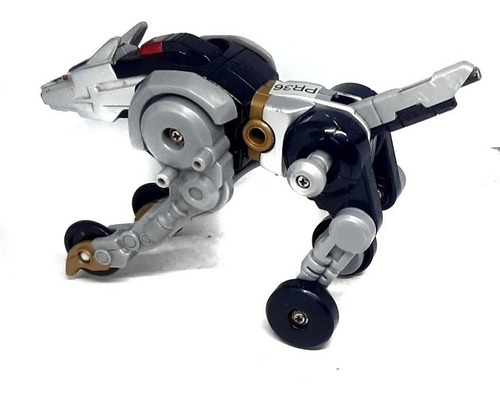 Miniatura Boneco Animal Zord Black Power Rangers Bandai K6