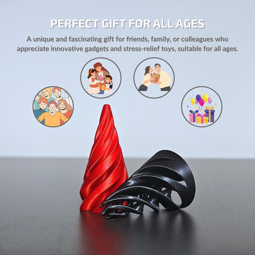 Juguete De Descompresión De Cono En Espiral Impossible Cone