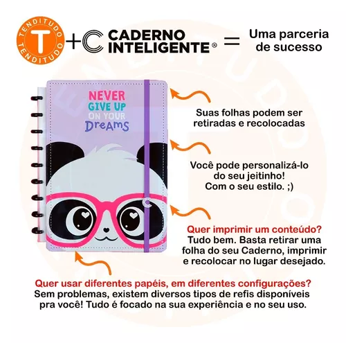 Caderno Inteligente Pandalu By Luluca - Grande
