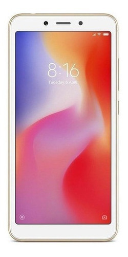 Celular Xiaomi Redmi 6 32gb 3gb Dual + Nota Fiscal Dourado